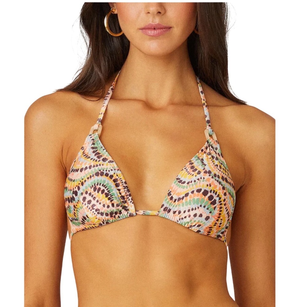 NWT Shashanna Bikini Colorful Swimsuit Top Size‎ B/C MSRP $180